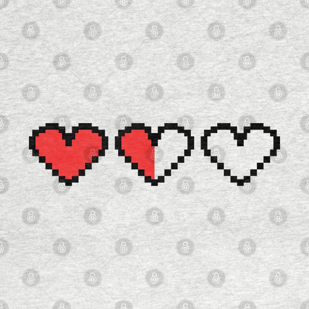 3 Pixel Heart by EvgeniiV